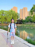 G.DUCKKIDS小黃鴨童裝兒童籃球服女童套裝夏季扎染女孩衣服夏裝短袖運動(dòng)褲子 粉色 130 尺碼7~8歲【120-130cm】 曬單實(shí)拍圖
