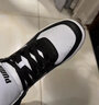彪馬（PUMA）官方男女中幫籃球風(fēng)復古休閑輕便百搭板鞋REBOUND MID391904 黑色-白-01 38 曬單實(shí)拍圖
