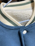 威爾貝魯兒童外套秋冬寶寶加厚棒球服上衣2024新款男童女童學(xué)院風(fēng)洋氣時(shí)髦 深霧藍 110cm 曬單實(shí)拍圖