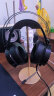 Drewchan 耳机支架通用头戴式耳机架电脑游戏竞技耳麦桌面实木挂架铝合金收纳架金属展架立式置物架 EJ4G金色胡桃木耳机支架 实拍图