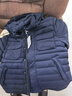LACOSTE法國鱷魚(yú)男裝純色百搭連帽保暖鵝絨羽絨服外套|BH8537 166/藏青色 52/180 曬單實(shí)拍圖