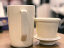 南山先生 陶瓷簡約辦公防燙茶杯個人杯茶水分離杯禮盒裝半見泡茶杯 半見泡茶杯 曬單實拍圖
