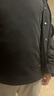 拇指白小T【可機洗拒水鵝絨T】秋冬男女羽絨保暖T恤上衣打底衫 男藏青 XL 曬單實(shí)拍圖