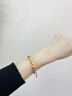 杜大生黃金五福龍轉(zhuǎn)運珠紅繩手鏈女足金999生肖龍小金龍本命年手繩 D款繩大五龍 約1.45-1.65g龍隨機 曬單實拍圖