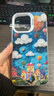 梵高手繪小鎮(zhèn)適用iphone16手機殼支架蘋果華為vivo小米OPPO榮耀套 鐳射彩色-銀色-LIYIK3356梵高手繪小鎮(zhèn) iphone 14pro max 曬單實拍圖
