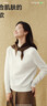 京東京造毛衣女時(shí)尚針織衫氣質(zhì)衣服百搭冬外套女 灰色 M 奶油白 L 曬單實(shí)拍圖