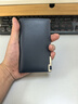 WILLIAMPOLO英皇保羅迷你小卡包男超薄牛皮豎款錢包駕駛證行父親節(jié)禮物送爸爸 藍(lán)色十字紋 曬單實拍圖