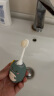 爱贝迪拉（AIBEDILA）儿童电动牙刷智能U型牙刷声波震动洁牙齿仪7-14岁小恐龙绿色 实拍图