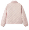 森馬（Semir）棉服女燈芯絨翻領(lǐng)菱形格復古2024冬三防寬松輕薄棉衣109724112007 曬單實(shí)拍圖