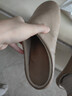 紅豆靜音棉拖鞋女款秋冬季新款居家室內防滑日式地板軟底無(wú)聲包頭拖鞋 卡其【防滑靜音】 38-39 【內長(cháng)24cm】 曬單實(shí)拍圖