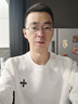 羅蒙（ROMON）衛衣男春秋季休閑長(cháng)袖T恤男士打底衫百搭上衣服男裝 白色 XL 曬單實(shí)拍圖