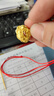 中國(guó)黃金（CHINA GOLD）黃金項(xiàng)鏈寶寶金飾平安鎖足金吊墜嬰兒滿月百天周歲生日禮物送小孩 足金小福鎖項(xiàng)鏈-兒童款/可刻字 曬單實(shí)拍圖