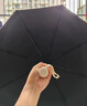 小房子漸變傘全自動雨傘防曬防紫外線太陽傘晴雨兩用折疊遮陽傘雨傘定制 粉黃漸變黑膠 8k 自動晴雨兩用 曬單實拍圖