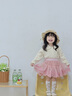 幼歌（YOUGE）嬰幼兒春季柔軟蓬松蕾絲短裙甜美可愛(ài)百搭純色半身裙潮 粉色 80 cm（建議身高73-90） 曬單實(shí)拍圖