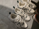 Kappa卡帕男鞋運動(dòng)老爹鞋子男2026新款百搭增高鞋男情侶休閑跑步鞋 蒸汽灰/鷺羽白 40 (250mm) 曬單實(shí)拍圖