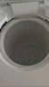美的（Midea）雙桶洗衣機12kg洗+7kg脫大容量家用品質(zhì)雙電機同洗同脫分區洗滌一級能效 MP12S166 曬單實(shí)拍圖