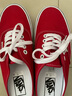 VANS范斯官方 Authentic Mule紅色男鞋女鞋穆勒鞋懶人拖 紅色 38.5 曬單實(shí)拍圖