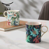 永豐源（auratic）幸福滿(mǎn)園 陶瓷茶杯 350ml馬克杯水杯 居家辦公 田園風(fēng) 禮盒裝 馬克對杯 曬單實(shí)拍圖