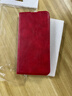 越晴適用三星S25 Edge手機殼翻蓋式皮套全包硅膠邊框防摔卡包復古商務(wù)抗指紋男女新款保護套 三星S25 Edge【中國紅】 曬單實(shí)拍圖