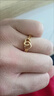 搶《沙金戒指》越南沙金鍍金雙心女戒時開口女愛心戒指久不掉色 曬單實(shí)拍圖