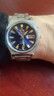 碧允庫存老款東方雙獅男表全鋼防水全自動(dòng)機械表懷舊雙獅夜光手表 三星藍色盤(pán) 曬單實(shí)拍圖