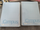 國譽(yù)(KOKUYO)螺旋裝訂本Campus筆記本子易撕本·經(jīng)典新系列 8mm橫線 A5/80張/本 4本藍(lán)色 WCN-CSN3810N 曬單實(shí)拍圖
