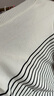 晚白【新品】2025秋款含羊毛高級感上衣時(shí)尚減齡氣質(zhì)百搭套頭針織衫女 條紋 M 曬單實(shí)拍圖
