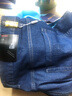 羅蒙高檔商務(wù)加絨牛仔褲男士裝春秋冬季款寬松直筒休閑中青年長(cháng)褲子? 1906B藍色 38 曬單實(shí)拍圖