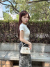 CinvaiKrose【葉一茜同款】凱莉包包女款2025年手提包女包單肩斜挎包生日禮物 奶油白【送女友老婆女生禮物走心】 曬單實(shí)拍圖
