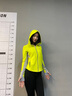 馬甲線(xiàn)運動(dòng)外套晨跑速干健身服戶(hù)外跑步修身上衣保暖防曬運動(dòng)服冬女款 熒光黃綠撞灰 M （105-115斤） 曬單實(shí)拍圖