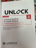 劍橋初中英語教材 Unlock 2級別聽說（劍橋大學出版社）KET-PET-FCE 雅思托福閱讀寫作教材 原版進口 英語學習 曬單實拍圖