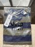 吉普（JEEP）短袖t恤男士條紋翻領(lǐng)上衣夏季新款商務(wù)休閑寬松大碼半袖T恤衫 軍綠色 3XL (建議165-180斤) 曬單實(shí)拍圖