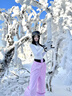 ISEE MIGGA【滿(mǎn)鉆系列】單板滑雪服女款3L寬松雪服套裝男裝備防水防風(fēng)雪服 粉色滿(mǎn)鉆-套裝 M 曬單實(shí)拍圖