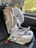 Bewell汽車(chē)用大童安全座椅3歲以上-12歲兒童車(chē)載增高墊寶寶便攜式坐椅 霽灰棕MAX【通用車(chē)型 曬單實(shí)拍圖