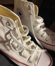 匡威（Converse）勝道運動(dòng)CONVERSE匡威 All Star 男女鞋經(jīng)典款高幫休閑情侶帆布鞋 101009 41.5 (270mm) 41.5/8 曬單實(shí)拍圖