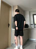 班尼路（Baleno）短褲男夏季青少年小眾潮牌五分褲男士運動(dòng)冰絲速干透氣空調褲子 曬單實(shí)拍圖