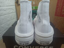 匡威（Converse）運動(dòng)鞋女鞋2025春秋季新款復古潮流厚底增高帆布鞋學(xué)生高幫休閑鞋568498C白色37 曬單實(shí)拍圖
