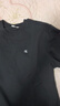 Calvin KleinJeans春秋男士美式休閑通勤ck刺繡方標凈色純棉圓領(lǐng)套頭衫衛衣 BEH-太空黑 M 曬單實(shí)拍圖