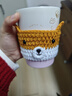 小動(dòng)物手工毛線(xiàn) 線(xiàn)編織杯套保護套防燙隔熱針織鉤織保溫杯套耶誕 福氣秋田 適直徑6.5-7.5cm 曬單實(shí)拍圖