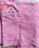 夏季中老年人棉麻短袖套装宽松大码上衣妈妈装两件套t恤夏装女装 SX168-粉红色 2XL【105-120斤】 实拍图