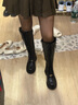 天美意女靴瘋狂動物城聯(lián)名長靴女騎士靴長筒靴時尚女鞋款COQ82DG4 松露黑 41 曬單實拍圖