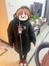 波司登（BOSIDENG）【反季】羽絨服兒童中長(zhǎng)款連帽加厚新國(guó)標(biāo)90絨商場(chǎng)同款時(shí)尚外套 黑色8056 140 /64 體重約52-60斤 曬單實(shí)拍圖