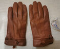 川玖田一真皮手套男冬季加絨加厚保暖男式觸屏羊皮手套開(kāi)車(chē)騎行機車(chē)防風(fēng) 黃棕色 L 1雙 均碼適合正常手型 曬單實(shí)拍圖