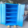 華豫賀優(yōu)重型工具柜車(chē)位儲物柜地下車(chē)庫防潮收納柜帶鎖防盜加厚鐵皮置物柜 五層可調節無(wú)掛板(藍色) 曬單實(shí)拍圖