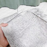 金浣熊羊絨線毛線團(tuán)手工編織羊絨正品100%山羊絨diy材料包中粗手編毛線 34白灰 50克 曬單實(shí)拍圖
