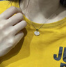 迪后（Dirholl）和田玉平安鎖項鏈女年輕七夕禮物送女友媽媽老婆長輩長命鎖項鏈 和田玉平安鎖長命鎖項鏈 曬單實拍圖