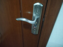 圣億展臥室門(mén)鎖家用室內門(mén)鎖房間門(mén)把手房門(mén)木門(mén)鎖具通用型老式門(mén)鎖套裝 銀色不銹鋼【整套125-50鎖體】 曬單實(shí)拍圖