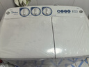 美的（Midea）洗衣機半自動(dòng)雙桶 8kg大容量半自動(dòng)洗衣機 二級能效 雙桶雙缸 以舊換新 強動(dòng)力透徹洗136 曬單實(shí)拍圖