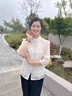 俞兆林媽媽裝春裝洋氣七分袖小衫國(guó)風(fēng)女2024新款中式開(kāi)衫上衣中老年女裝 米黃上衣 2XL 【建議110-120斤】 曬單實(shí)拍圖