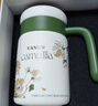 Vanow山茶花保溫辦公杯 316不銹鋼泡茶杯教師節送老師茶水分離水杯子 曬單實(shí)拍圖
